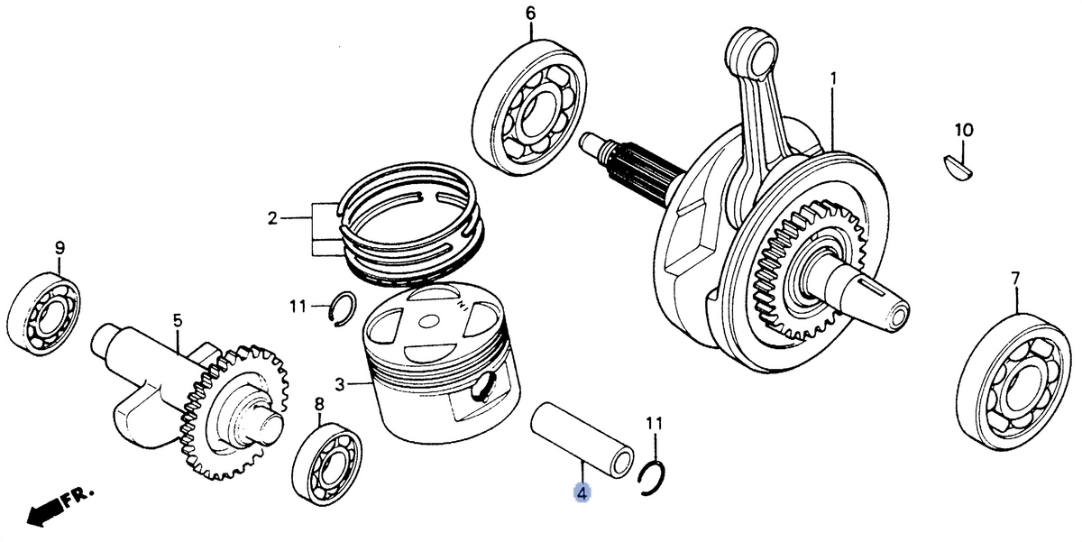 Honda OEM part 13111-KK0-000