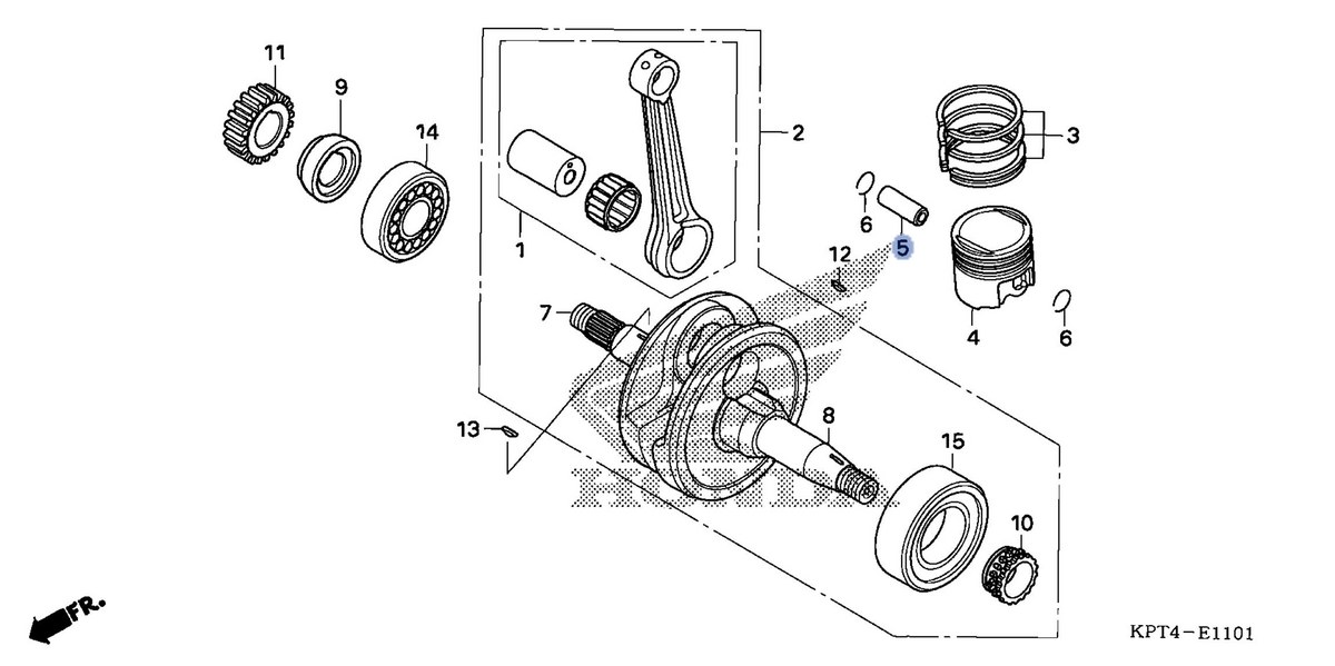 Honda OEM part 13111-KRM-840