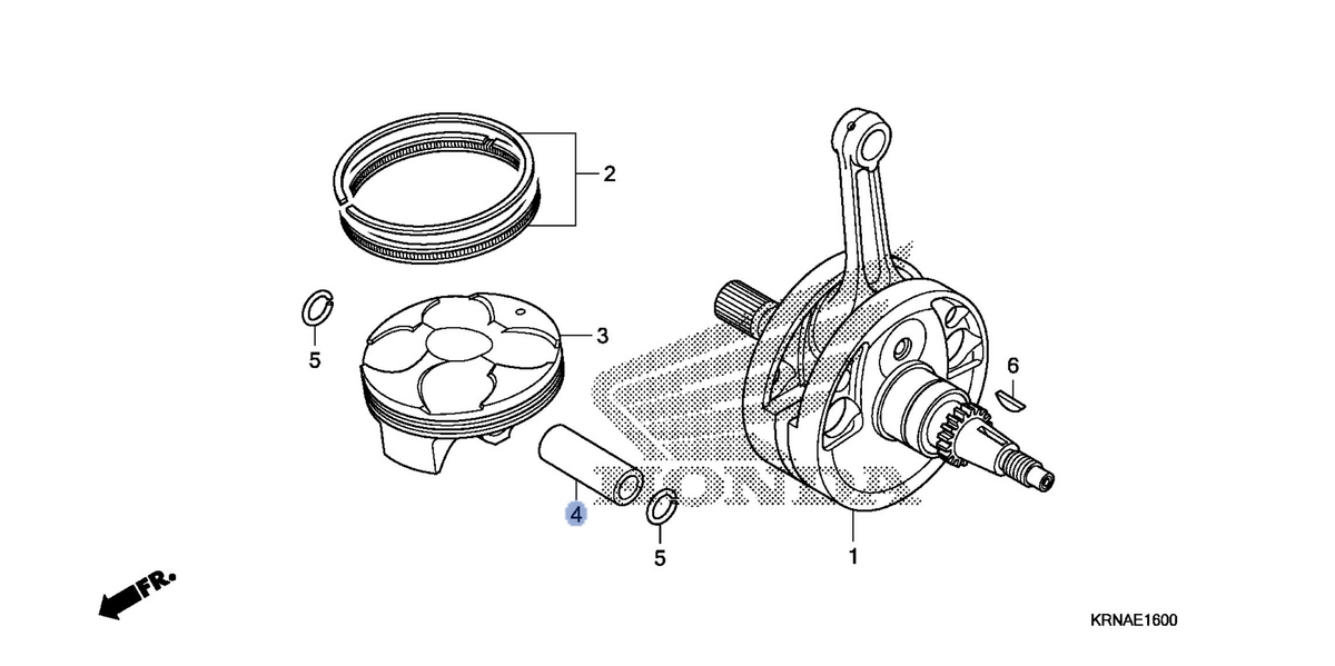 Honda OEM part 13111-KRN-A60