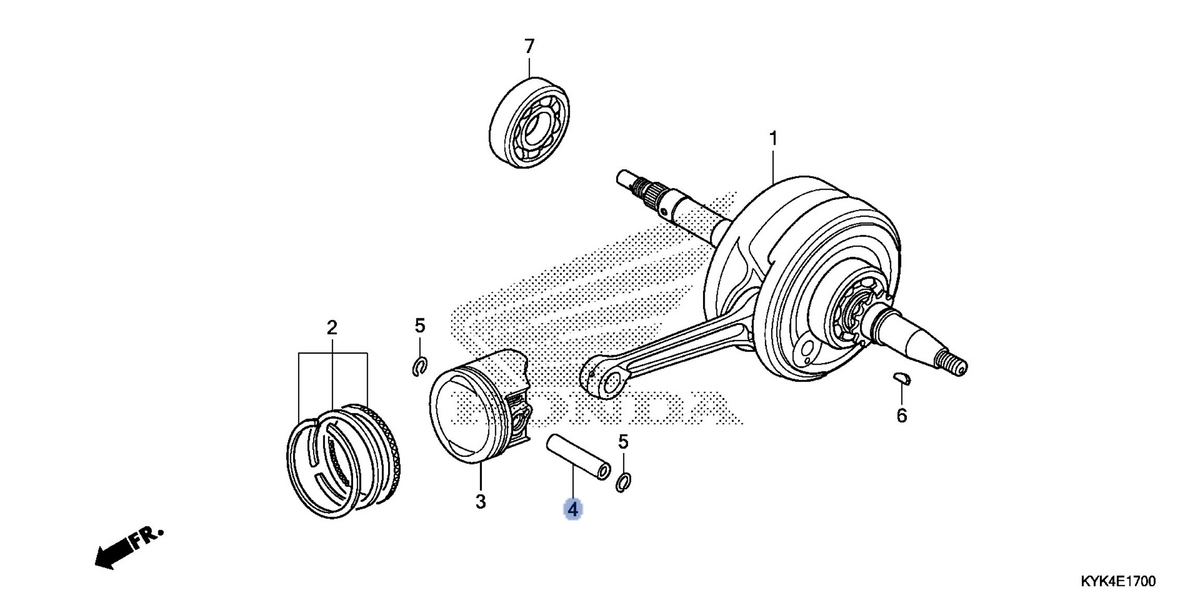 Honda OEM part 13111-KVR-C00