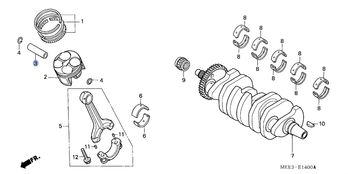 Honda OEM part 13111-MEE-000