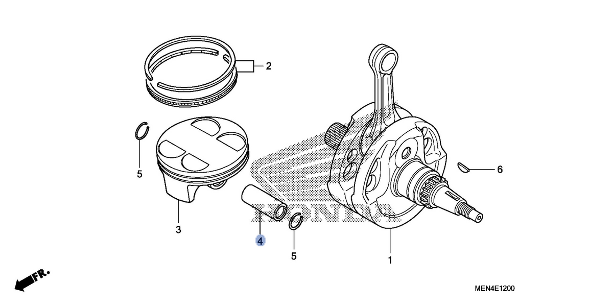 Honda OEM part 13111-MEN-A30