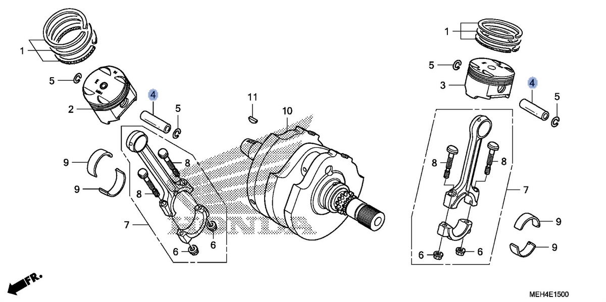 Honda OEM part 13111-MEW-920