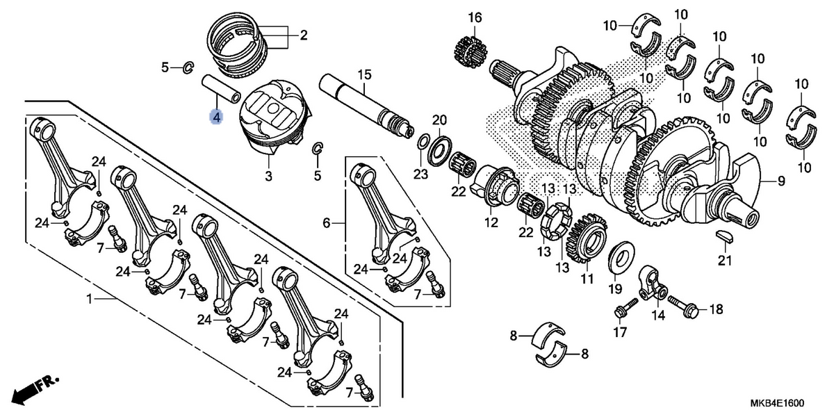 Honda OEM part 13111-MFL-010