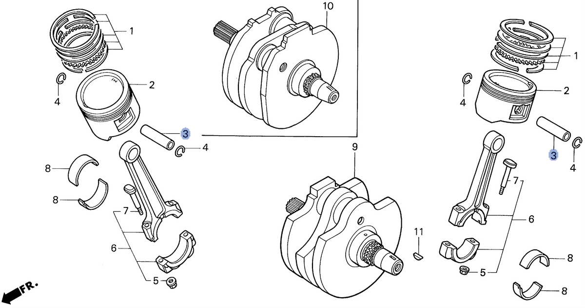 Honda OEM part 13111-MG8-000