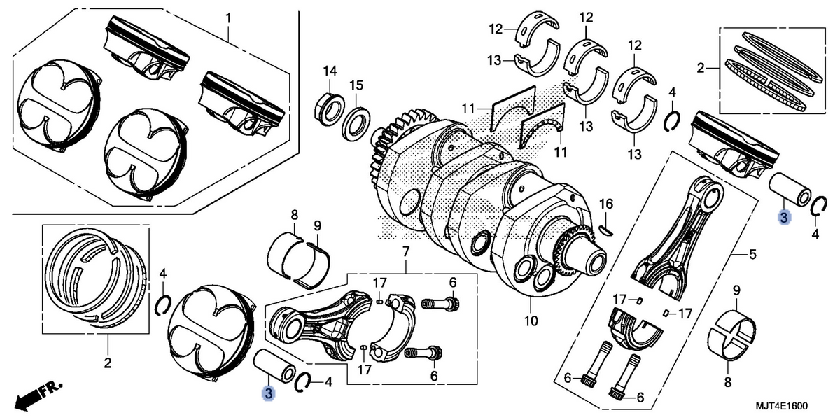 Honda OEM part 13111-MJT-E00