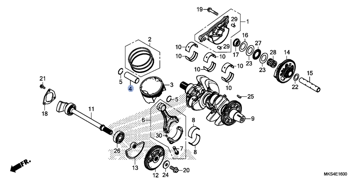 Honda OEM part 13111-MKS-E00