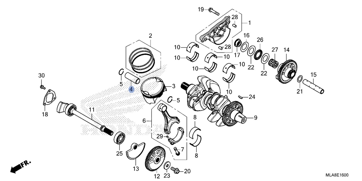 Honda OEM part 13111-MLN-E00