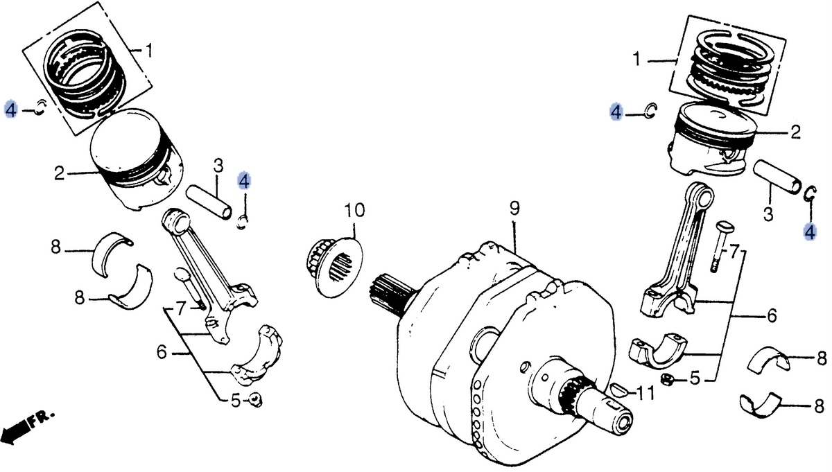 Honda OEM part 13112-MF5-000