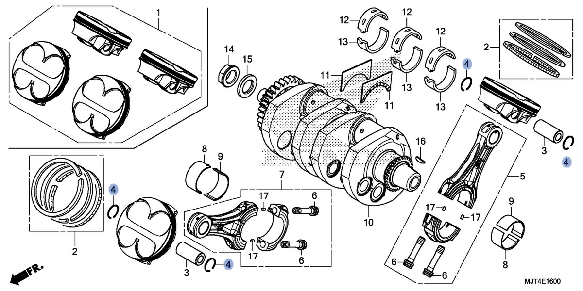 Honda OEM part 13112-MJT-E00
