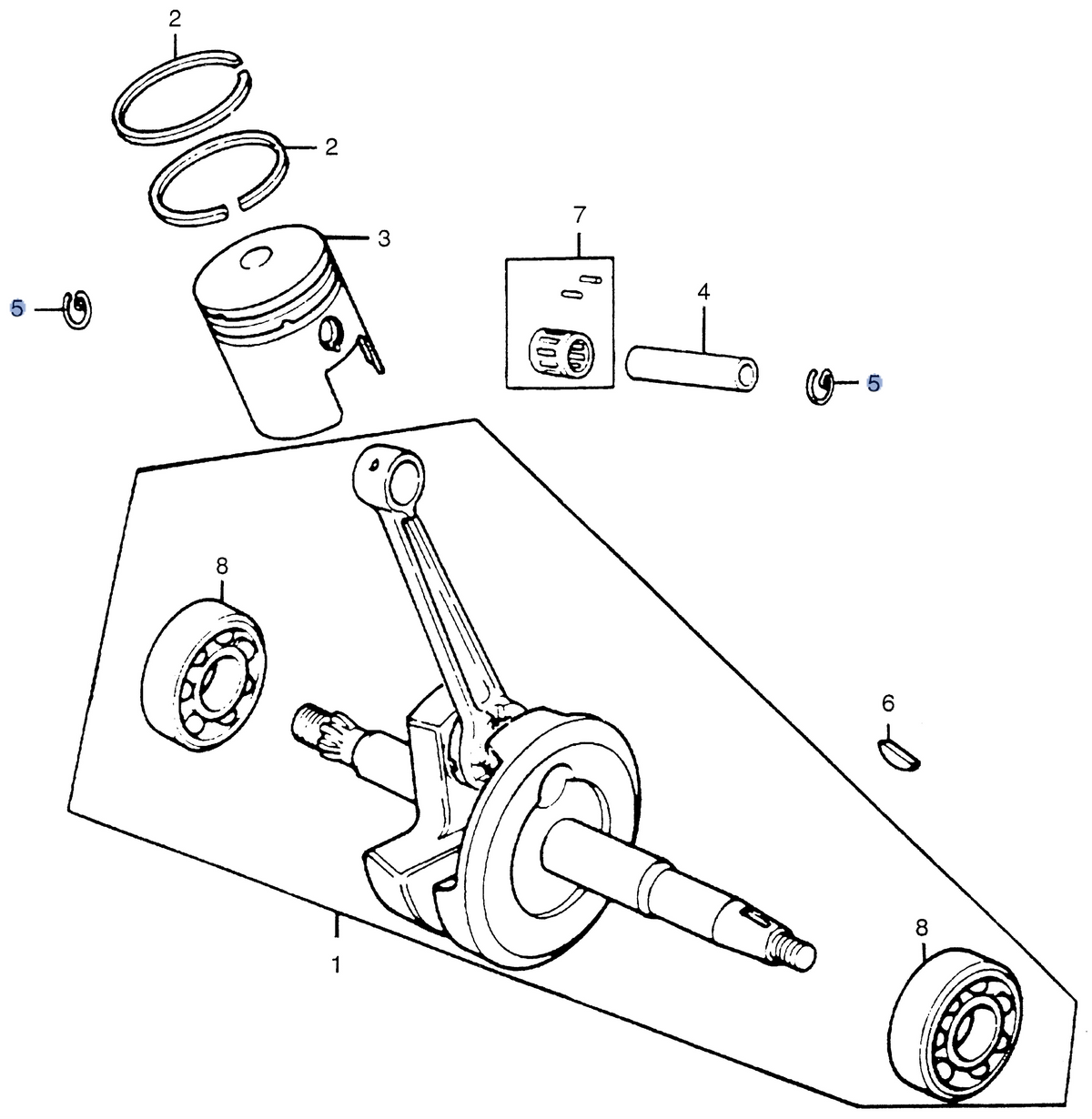 Honda OEM part 13115-122-000