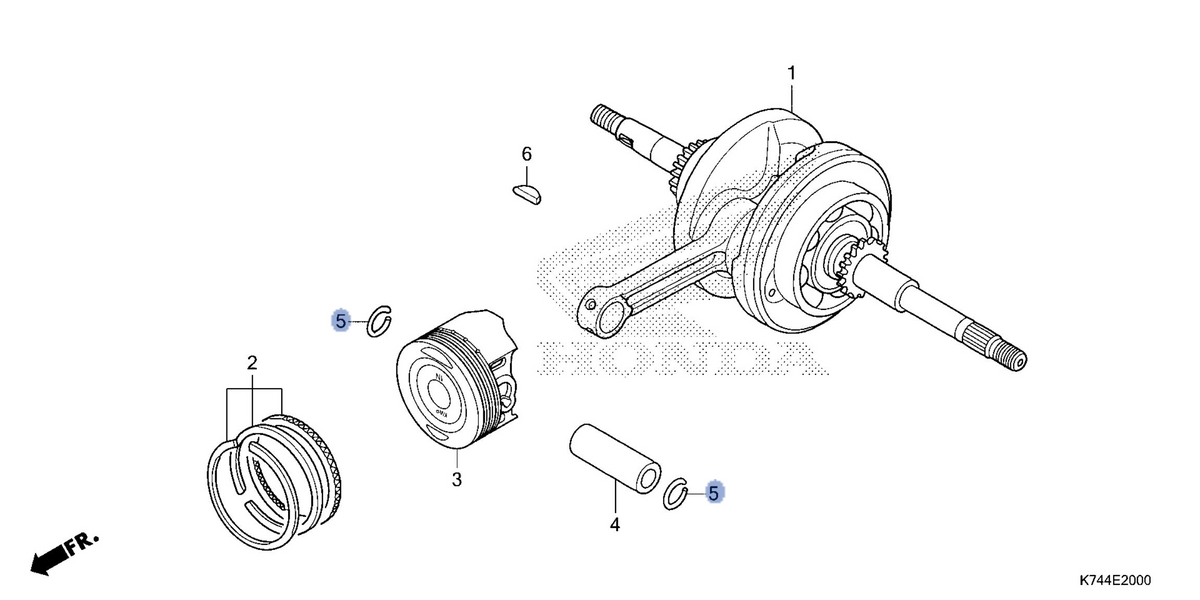 Honda OEM part 13115-KWS-900