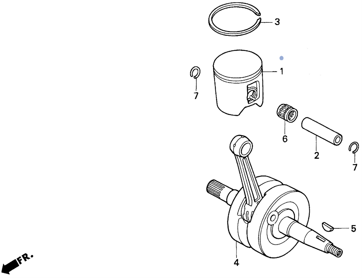 Honda OEM part 13120-KZ4-A40