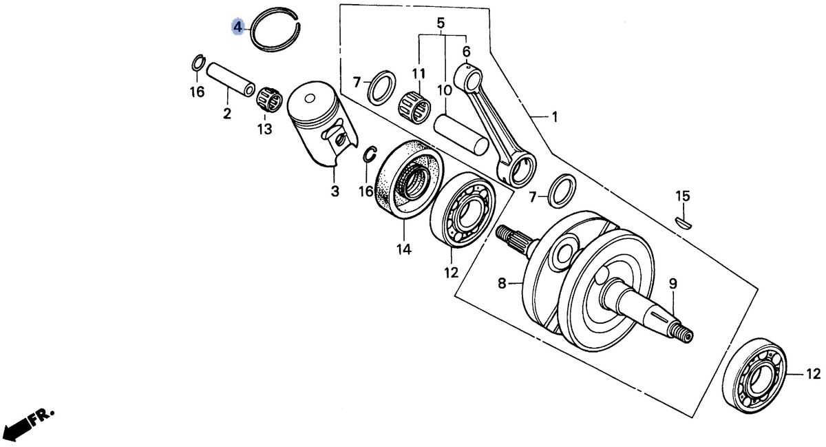Honda OEM part 13121-GBF-841