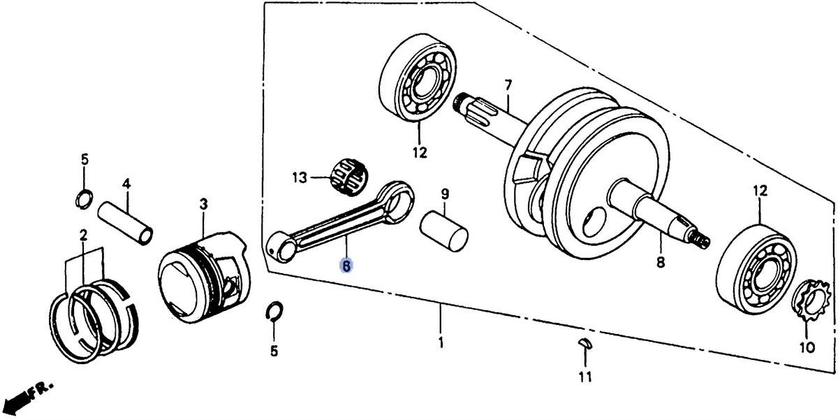 Honda OEM part 13201-GF6-300