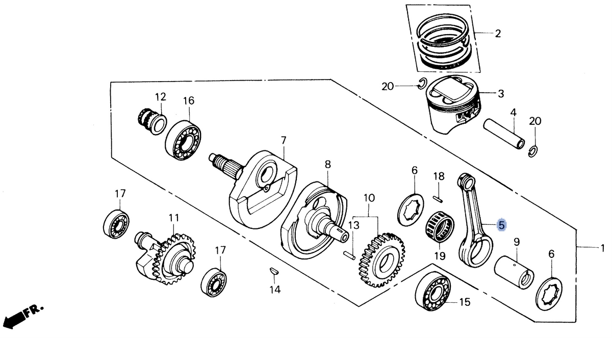 Honda OEM part 13201-HC0-300