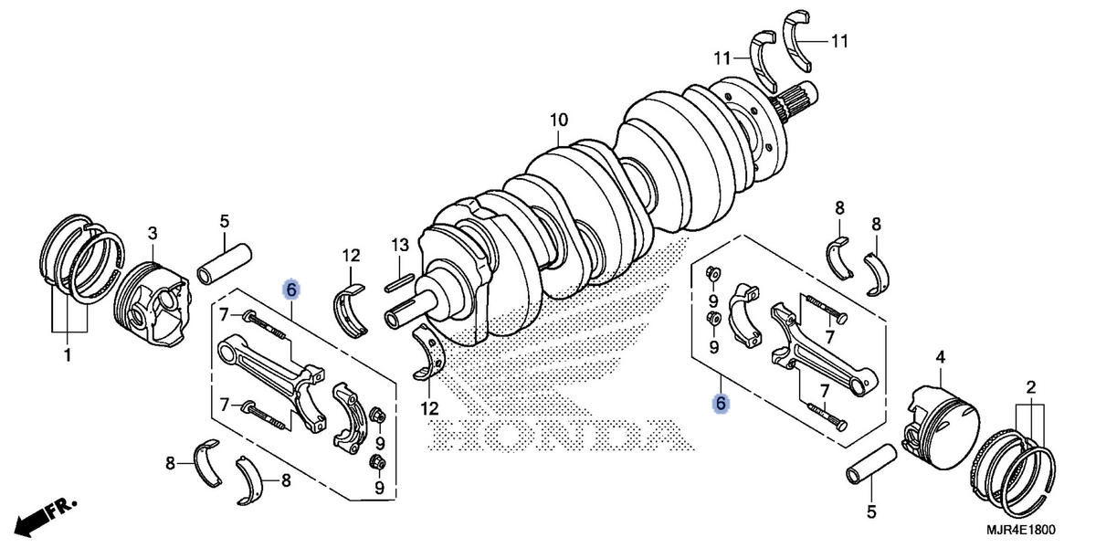 Honda OEM part 13201-MCA-000