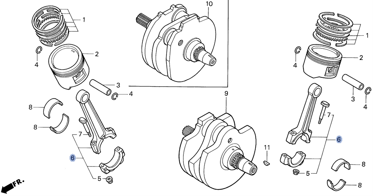 Honda OEM part 13208-MG8-000