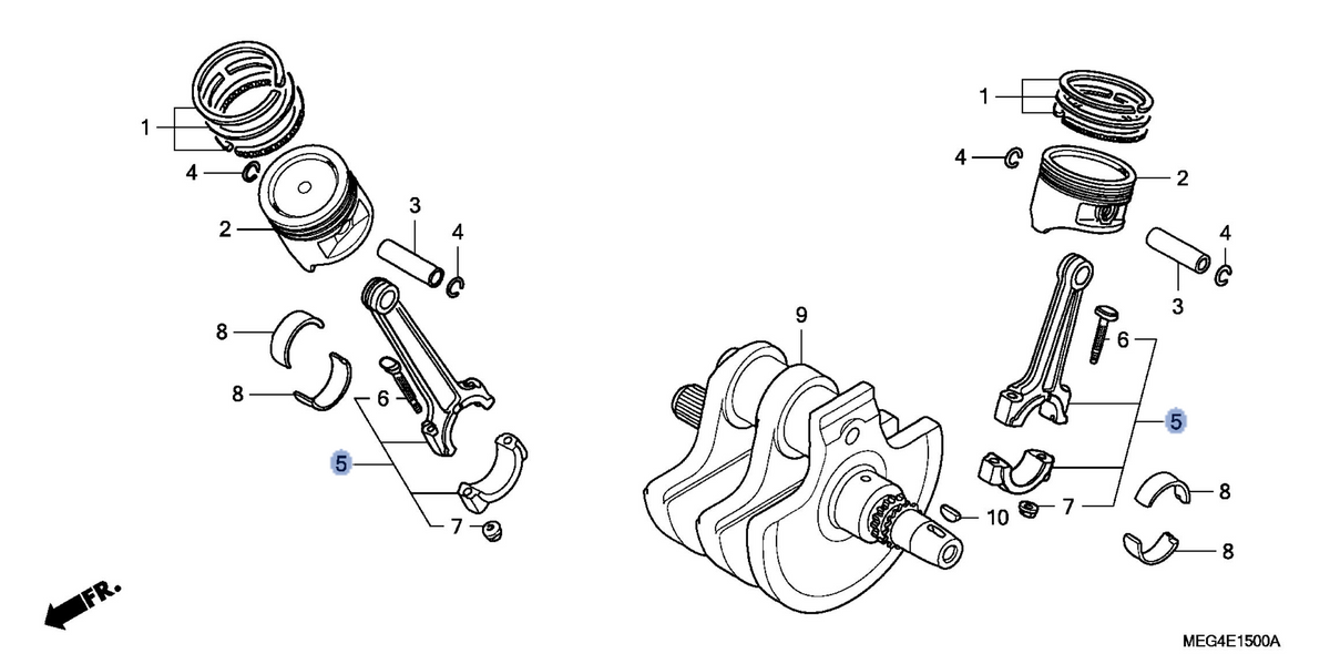 Honda OEM part 13210-MEG-000