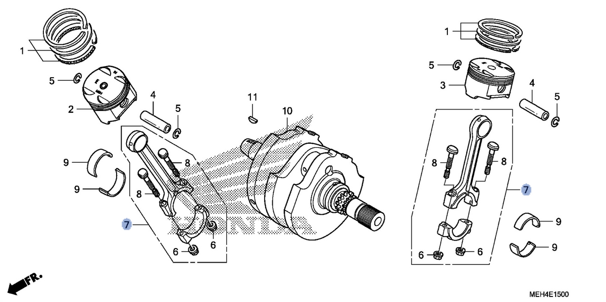 Honda OEM part 13210-MEW-920
