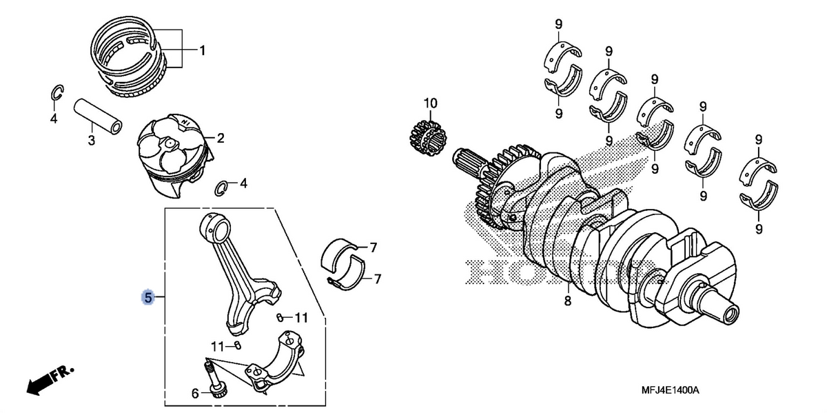 Honda OEM part 13210-MFJ-D00