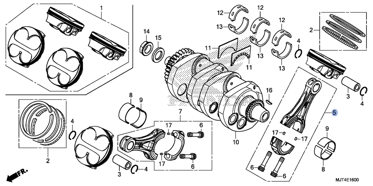 Honda OEM part 13210-MJT-E00