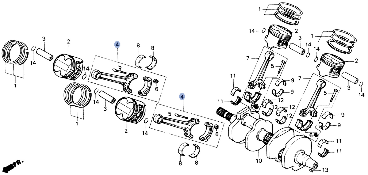 Honda OEM part 13210-MK8-670