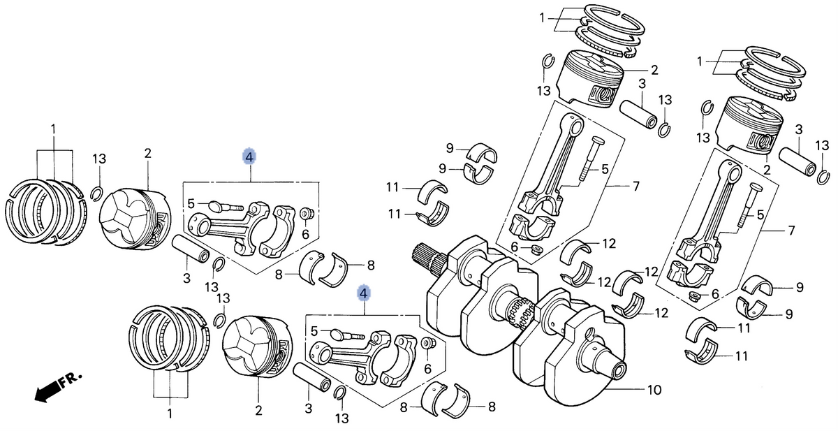 Honda OEM part 13210-ML7-020