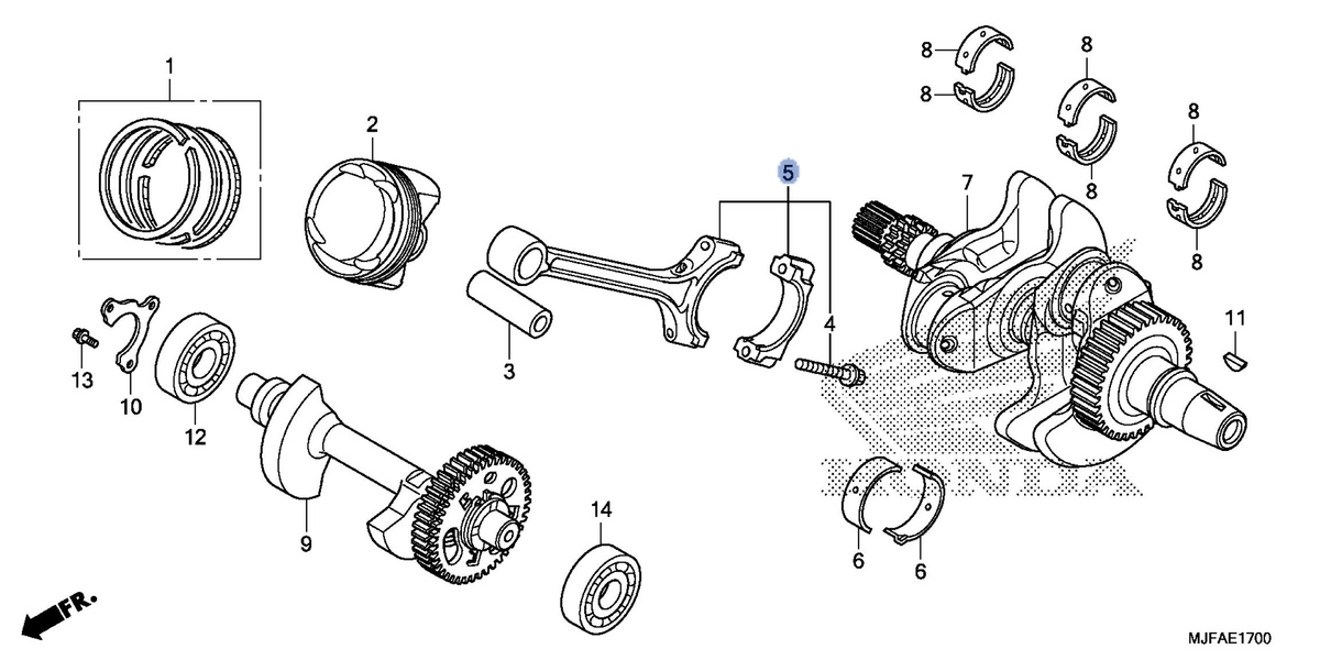 Honda OEM part 13210-RB0-000