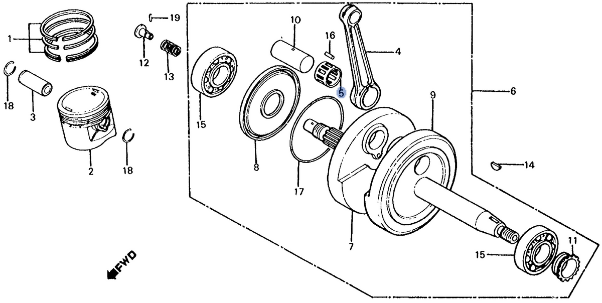 Honda OEM part 13211-235-000