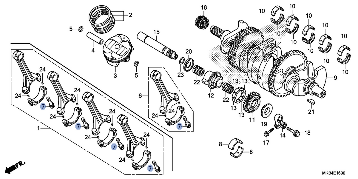 Honda OEM part 13213-MFL-003