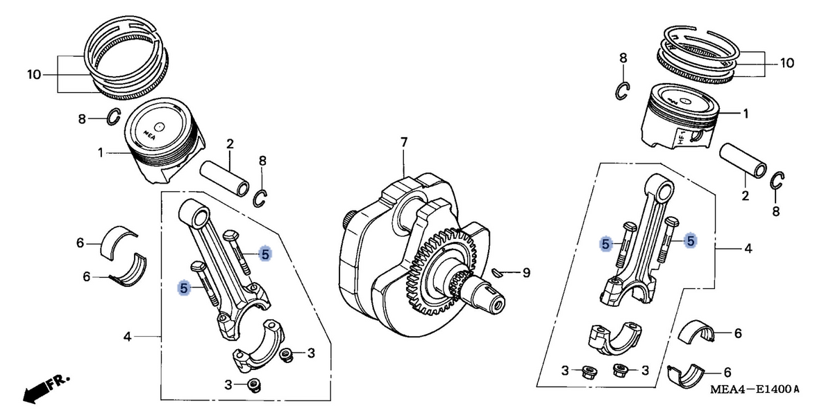 Honda OEM part 13213-MG8-000