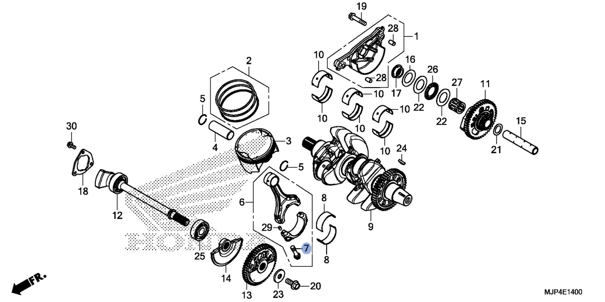 Honda OEM part 13213-MJP-G51