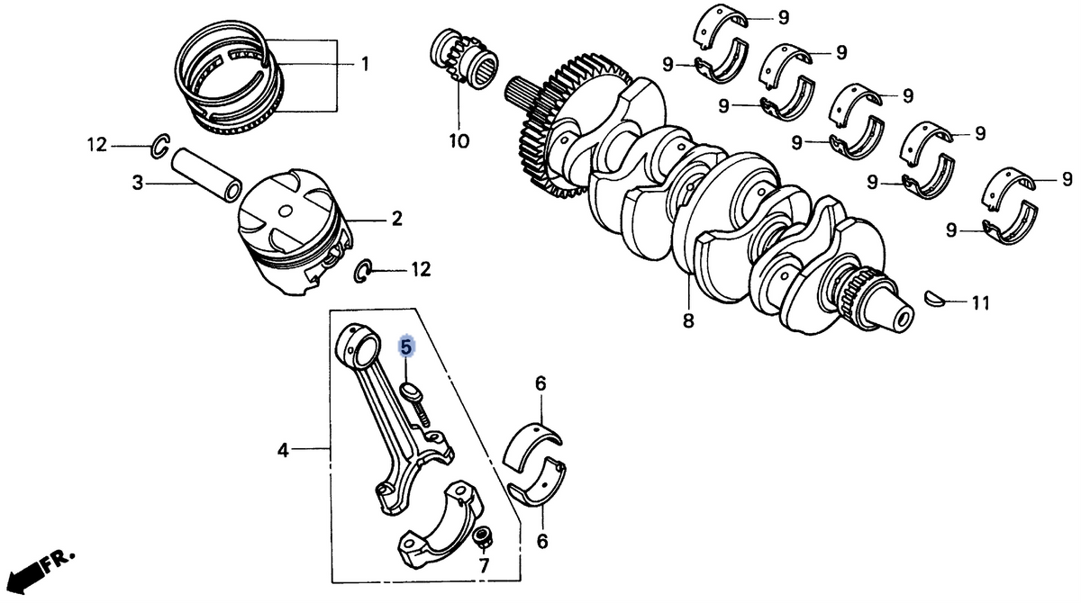 Honda OEM part 13213-ML7-020