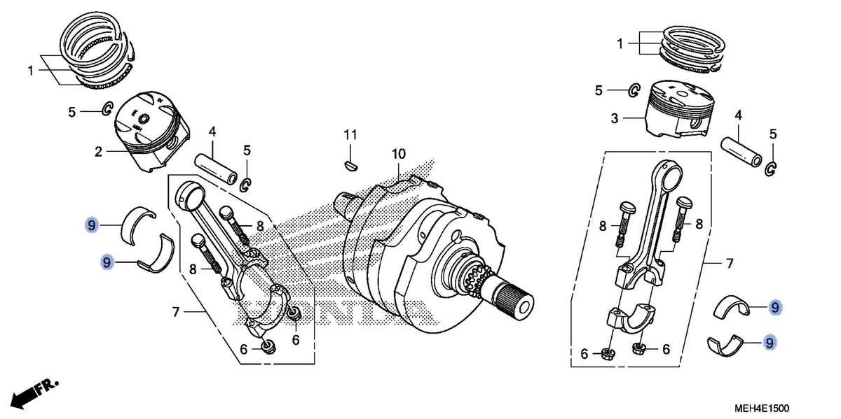 Honda OEM part 13215-MEW-921