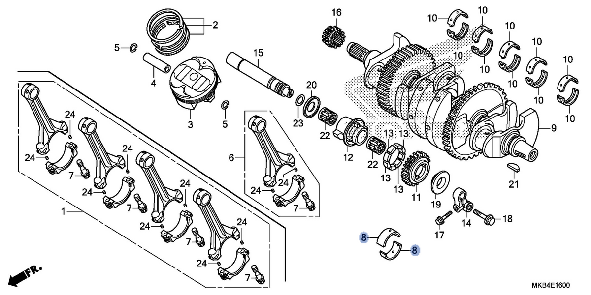 Honda OEM part 13215-MFL-003