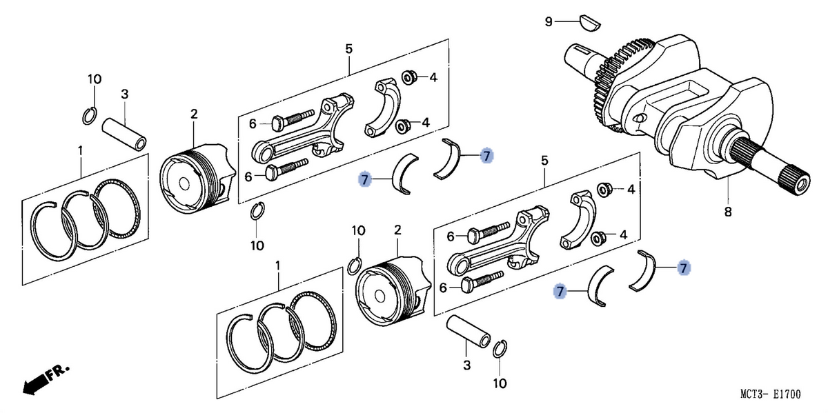 Honda OEM part 13216-MCT-003
