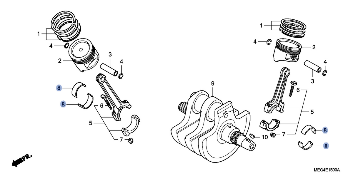 Honda OEM part 13216-MEG-000