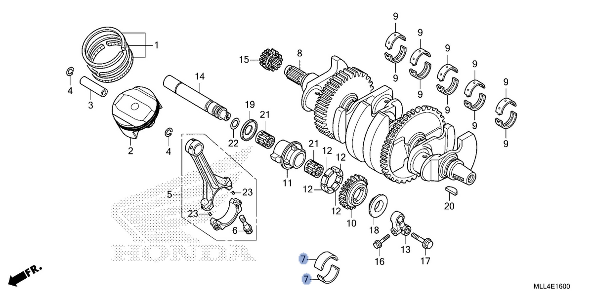 Honda OEM part 13216-MKF-D41