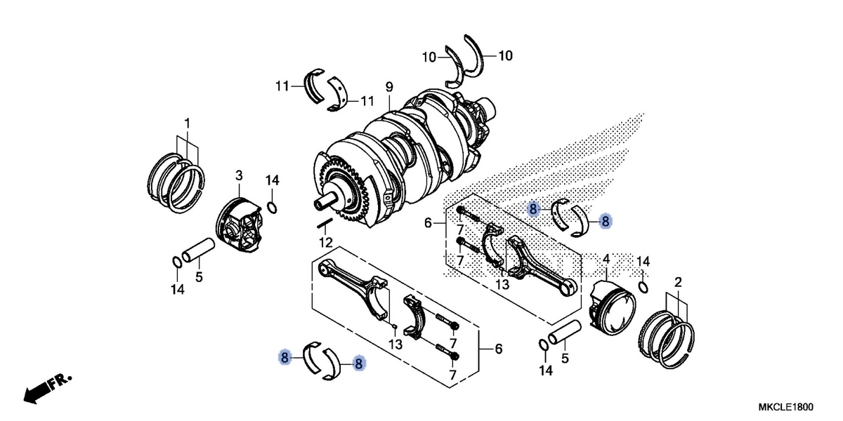 Honda OEM part 13217-MKC-A01