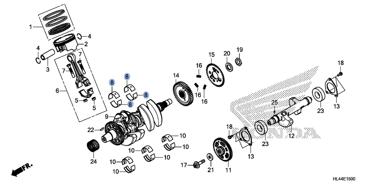 Honda OEM part 13219-HL4-003