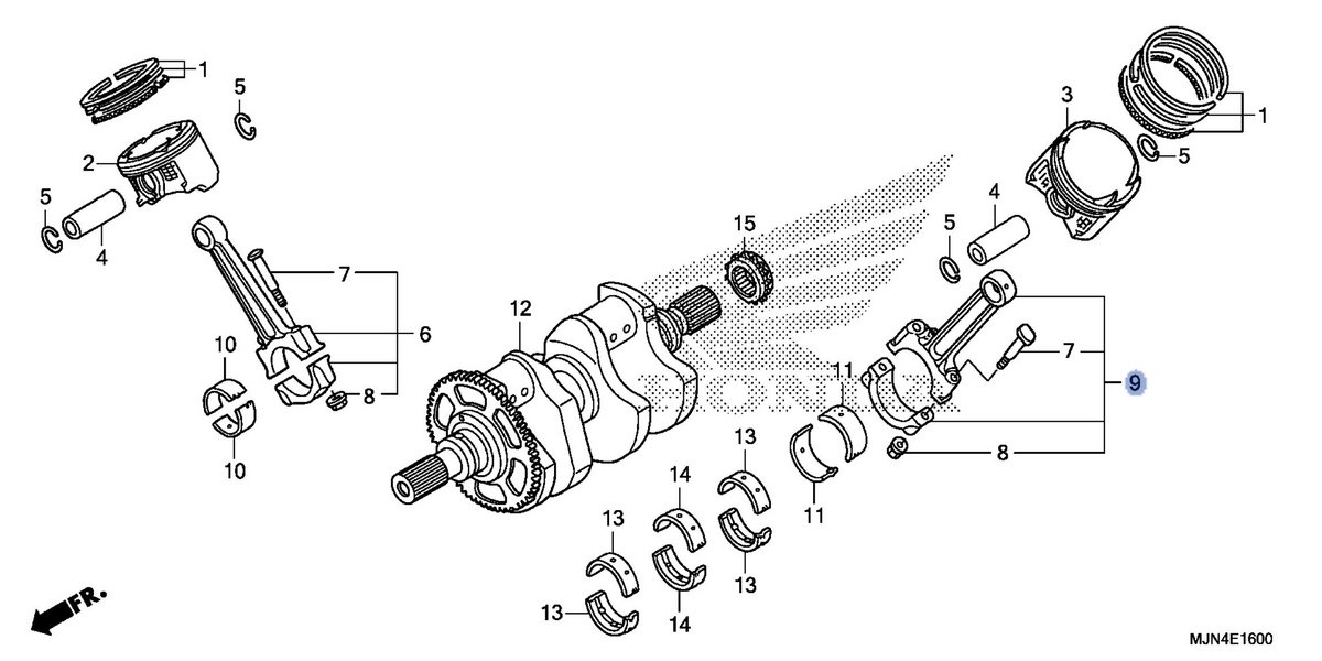 Honda OEM part 13220-MJN-A00
