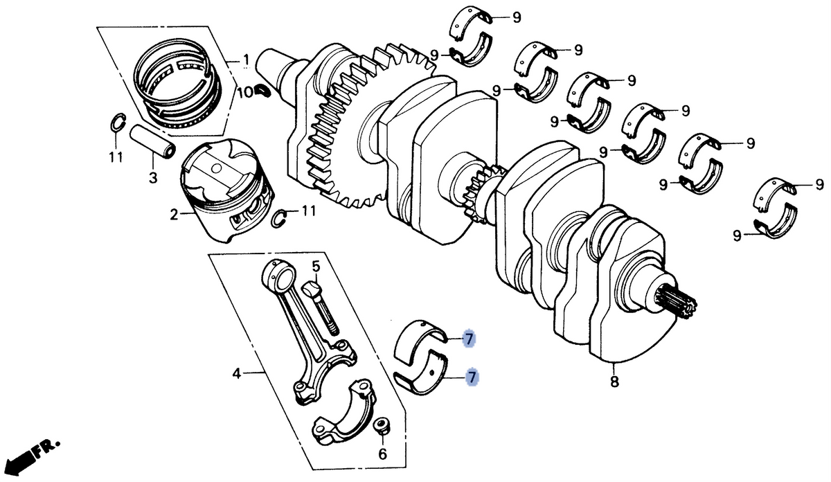 Honda OEM part 13225-MN4-003