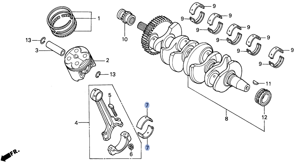 Honda OEM part 13226-MAL-601