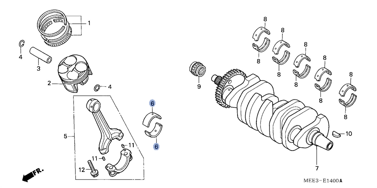 Honda OEM part 13226-MFJ-D01