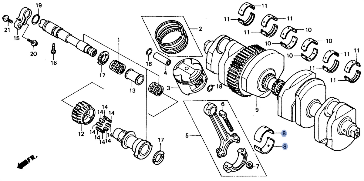 Honda OEM part 13226-MS2-611