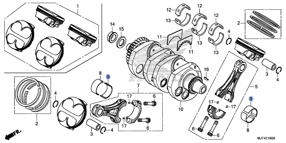 Honda OEM part 13237-MJT-E01