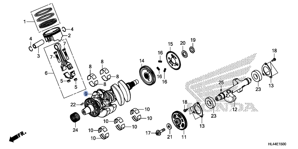 Honda OEM part 13300-HL4-000