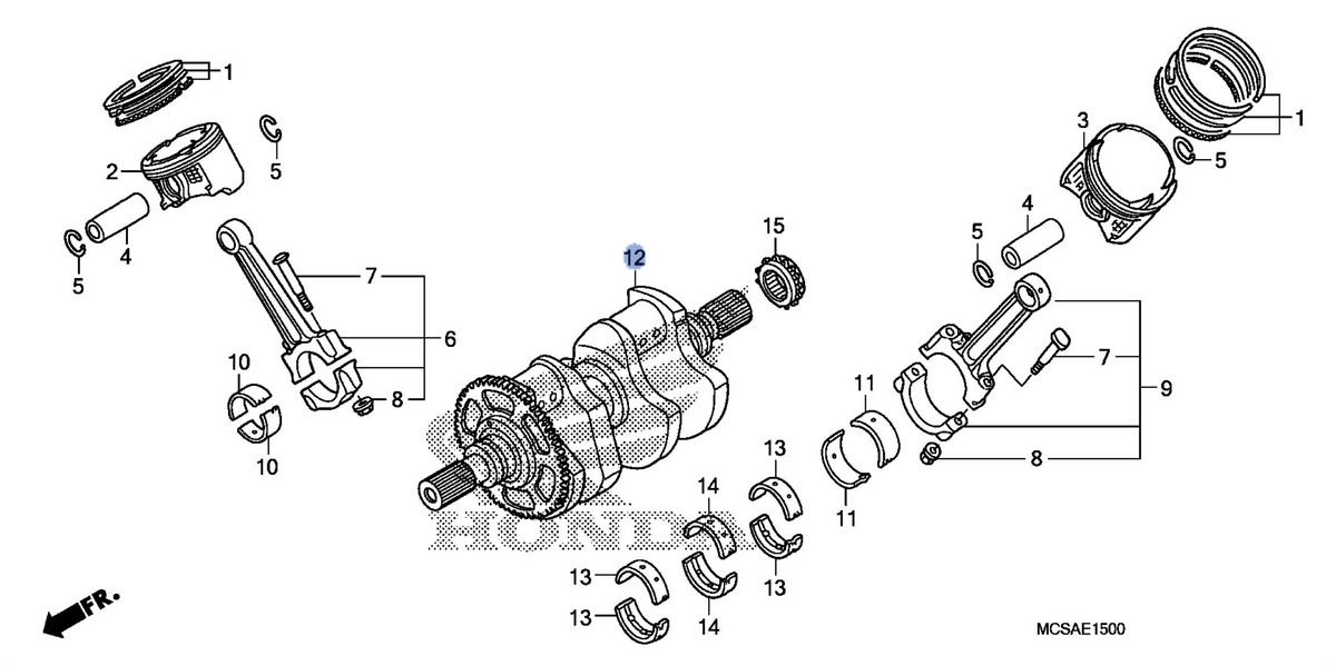 Honda OEM part 13300-MCS-000