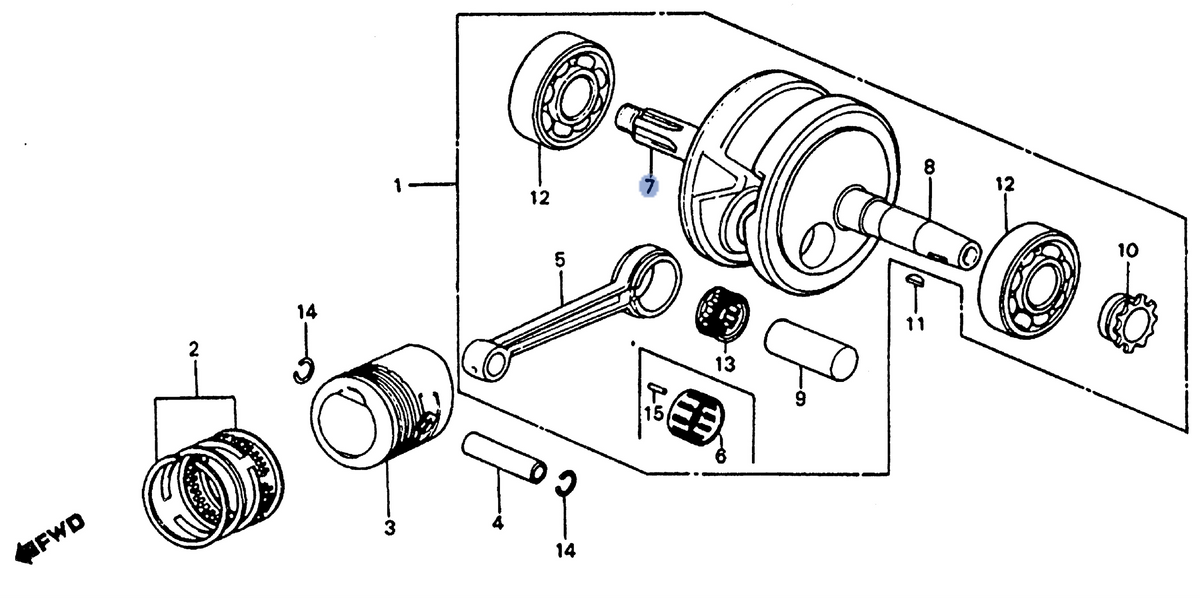 Honda OEM part 13310-943-300